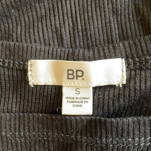 BP Black Ribbed Tank Mini Dress Size Small New - Picture 6 of 9